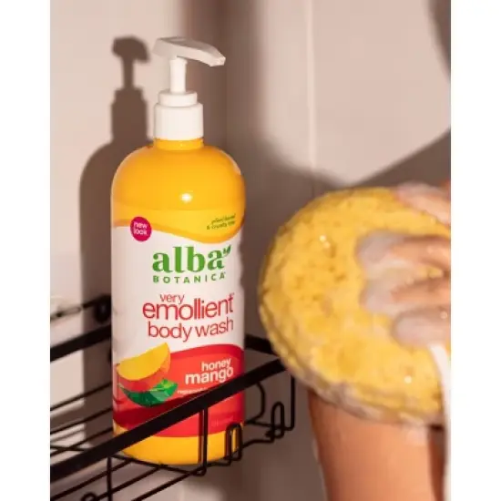 Alba Botanica Very Emollient Honey Mango Bath & Shower Gel - 32 fl oz image {3}