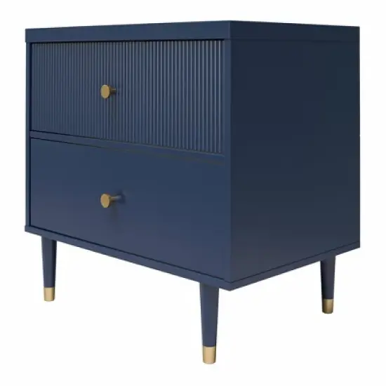 Elizabeth Nightstand Navy - CosmoLiving by Cosmopolitan image {4}