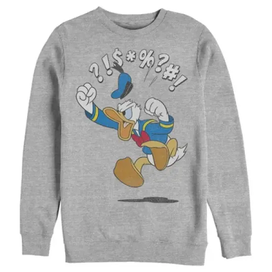 Men's Mickey & Friends Donald Duck Angry Jump Sweatshirt image {3}