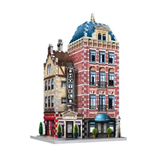 Urbania Collection - Hotel, Cinema, Cafe & Fire Station 4pk 3D Puzzles 1165pc image {11}