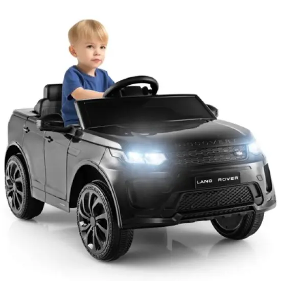 Costway 12V Kids Ride On Car Licensed Land Rover Electric Vehicle w/ Remote Control White\Black\Pink image {10}