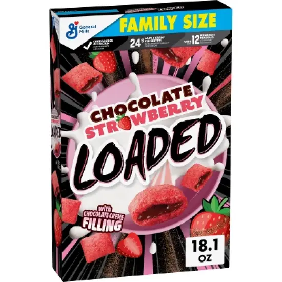 General Mills Chocolate Strawberry Loaded Cereal - 18.1oz image {8}