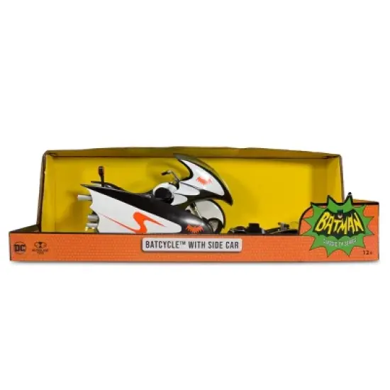 DC Retro Batman 66 Batcycle with Sidecar Vehicle Accessory image {1}