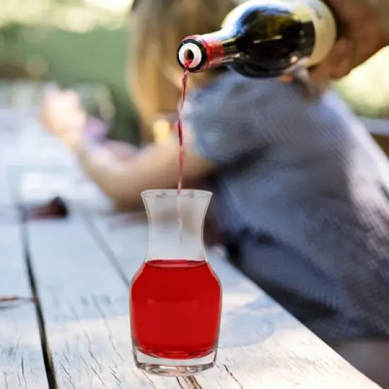 Cornucopia Brands Mini Individual Wine Carafes 6pk; 6.5oz Single-Serving Personal Size Decanters image {1}