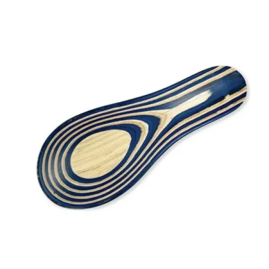 Island Bamboo 9 Inch Pakkawood Spoon Rest image {1}