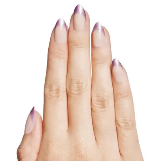 Olive & June Press-On Fake Nails - Maximalist - M Almond - Twighlight Aura French - 42ct image {1}