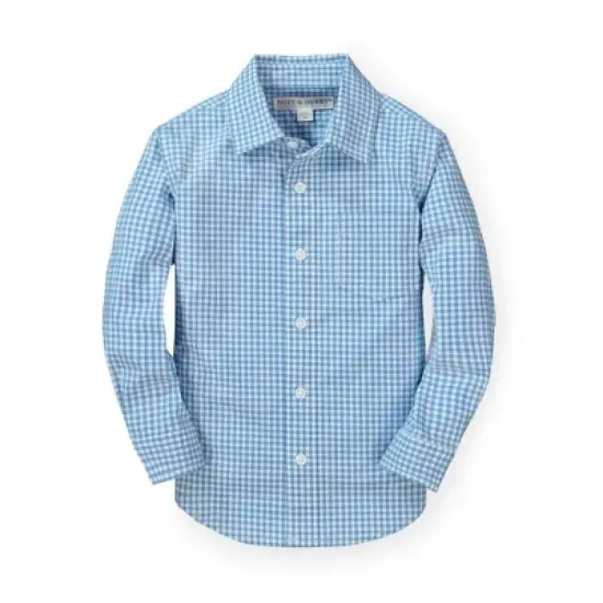 Hope & Henry Boys' Poplin Button Down Shirt, Kids image {19}