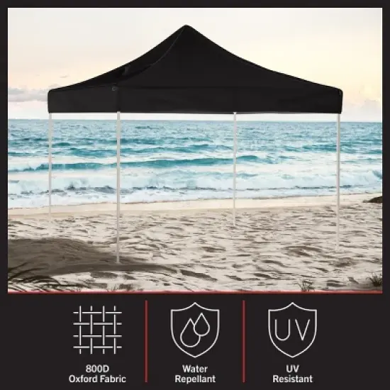 Stalwart 10x10 ft Pop Up Canopy Tent image {3}