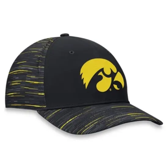 NCAA Iowa Hawkeyes Structured Mid Poly Hat image {2}