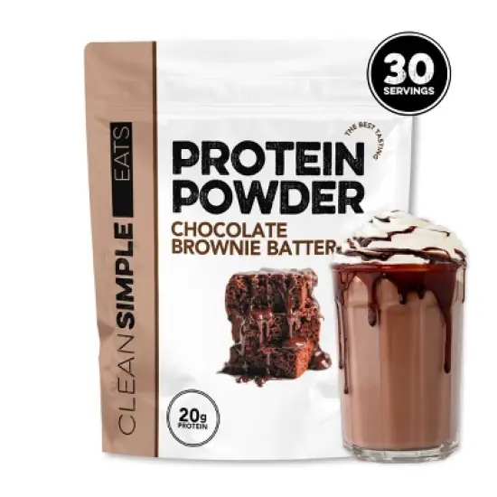 Clean Simple Eats Protein Powder - Chocolate Brownie Batter - 36oz/30 Servings image {8}