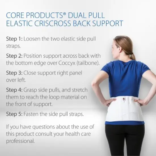 Core Products Dual Pull CrissCross Lumbosacral Belt image {6}