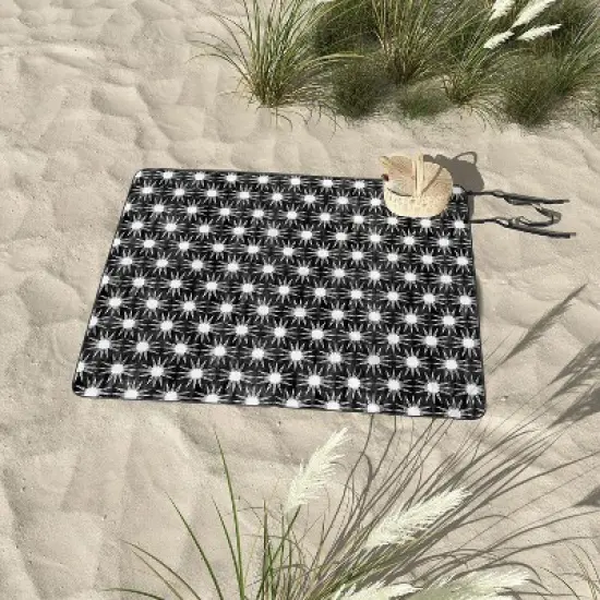 Schatzi Brown Mila Sun Black Picnic Blanket - Deny Designs image {2}