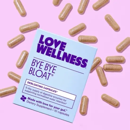 Love Wellness Bye Bye Bloat Vitamins - 10ct image {1}