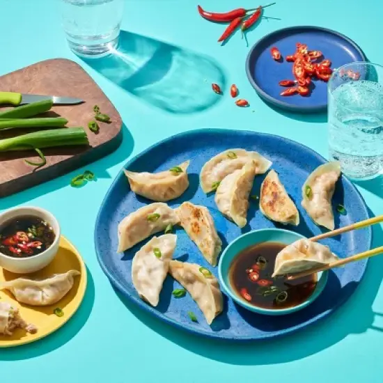 OmniFoods Frozen Vegan Plant Based Potstickers Pork-Style - 7.05oz image {1}