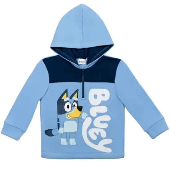 Bluey Bingo Fleece Half Zip Hoodie Toddler to Big Kid image {8}