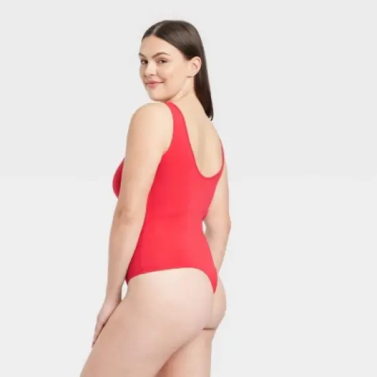 Women's Cotton Bodysuit - Auden&trade; Red image {4}