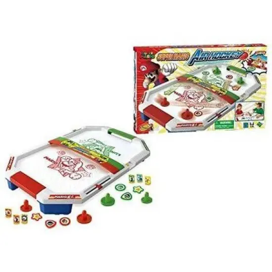 Epoch Games Super Mario Air Hockey Tabletop Game image {3}