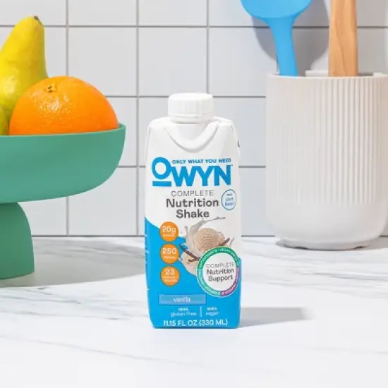 OWYN Complete Nutrition Dairy Free Protein Shake - Vanilla - 4pk - 44.6 fl oz/4pk image {4}