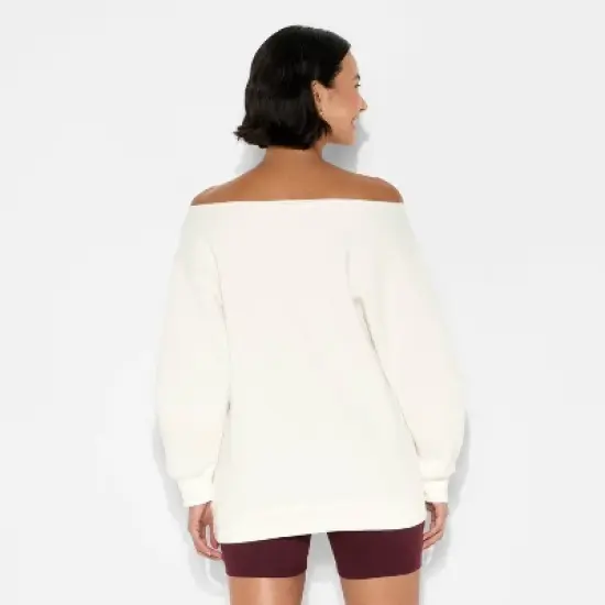 Women's Off the Shoulder Sweatshirt - Wild Fable&trade; image {2}