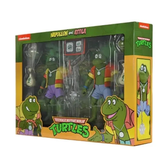 Teenage Mutant Ninja Turtles (Cartoon) - Napoleon & Atilla Frog  7" Action Figure - 2pk image {3}
