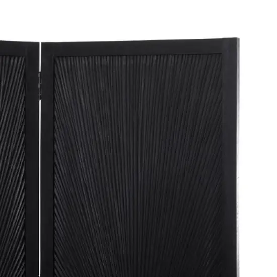 Contemporary Mango Wood Room Divider Screen - Olivia & May image {2}