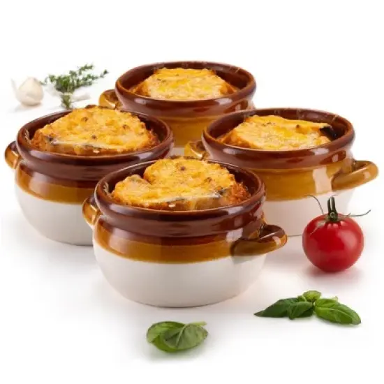 French Onion Soup Crocks, 18 oz, Set of 4 image {4}