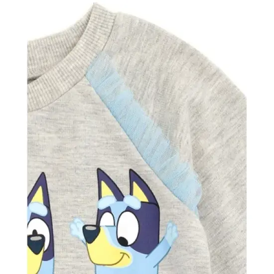 Bluey Girls French Terry Dress Little Kid to Big image {2}