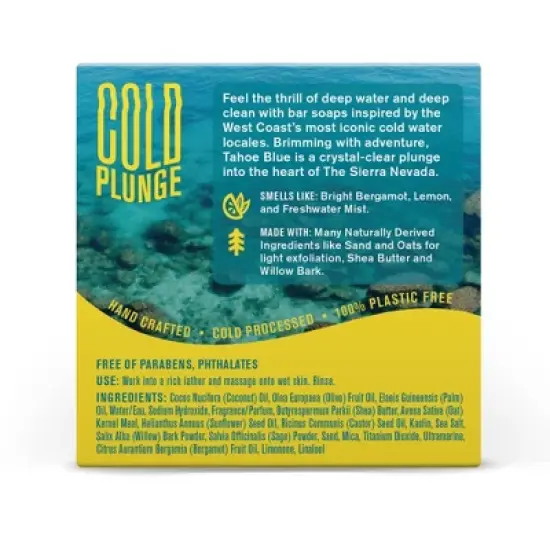 Every Man Jack Tahoe Blue Body Bar Soap - 5oz image {11}