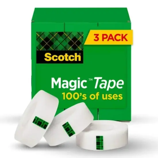 Scotch 3pk Magic Boxed Tape image {11}