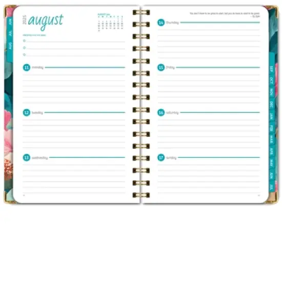 Global Printed Products Hardcover AY 2025-2026 Fashion Planner - 5.5"x8" (Tree Seasons) image {13}