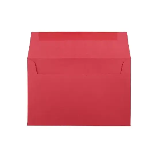 JAM Paper A9 Colored Invitation Envelopes 5.75 x 8.75 Red Recycled Bulk 250/Box (14257H) image {1}