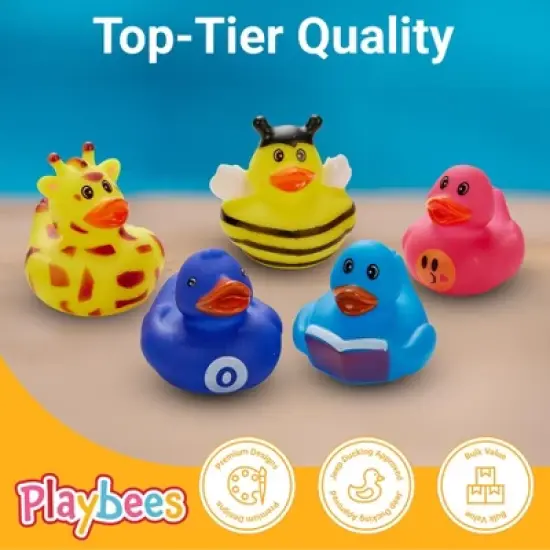 Playbees Rubber Ducks  Bulk 25 image {3}