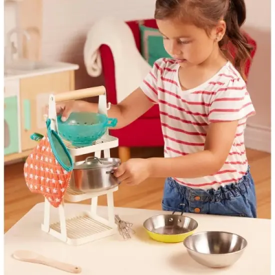 B. toys Play Kitchen Accessories - Mini Chef - Pot & Pan Playset image {1}