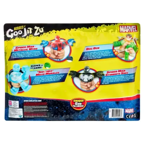 Heroes of Goo Jit Zu Marvel Spider-Man Mega 4 Pack  (Target Exclusive) image {2}