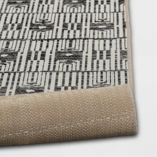 Retro Repeat Outdoor Rug Black - Project 62&trade; image {3}