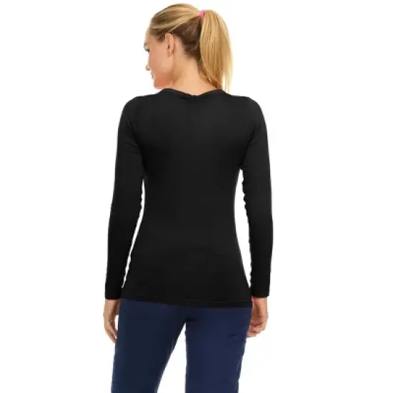 Medichic Ultrasoft Stretch Long Sleeve Scrub T-Shirt image {4}