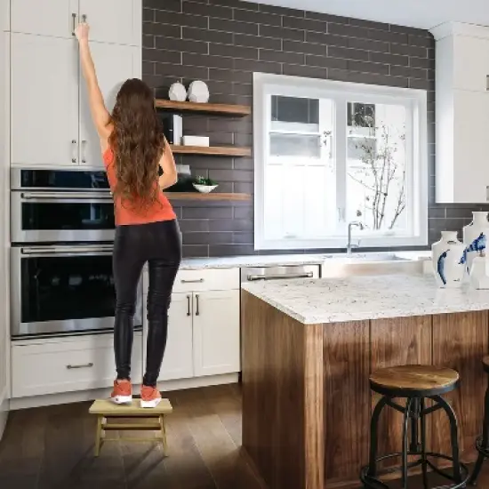 Sorbus Bamboo Step Stool image {1}