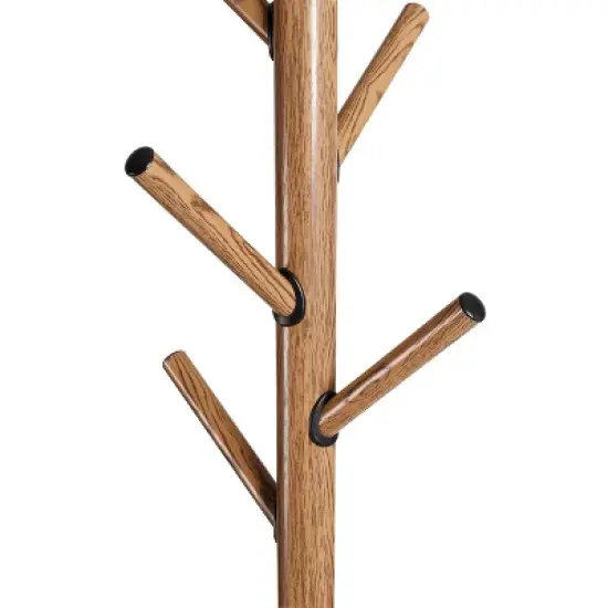 Honey-Can-Do Coat Rack Black/Brown image {4}