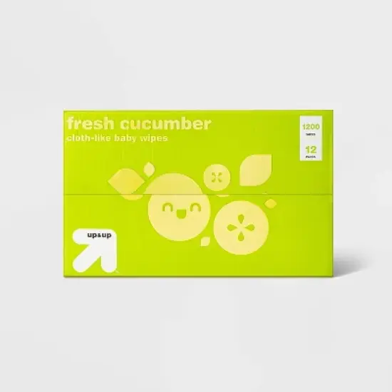 Fresh Cucumber Baby Wipes- up & up&trade; (Select Count) image {3}