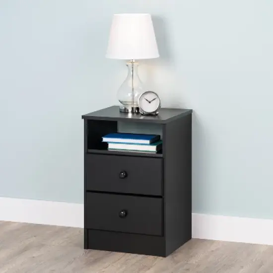 Astrid 2 Drawer Nightstand - Prepac image {6}
