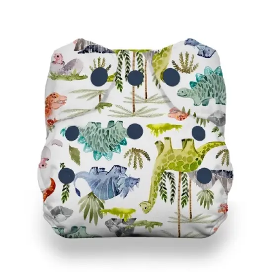 Thirsties | Newborn All-in-One Snap Cloth Diaper Pack of 1 image {9}