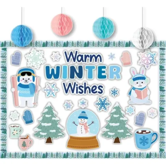 Teacher Created Resources&reg; Warm Winter Wishes Create & Decorate Quick Kit image {1}