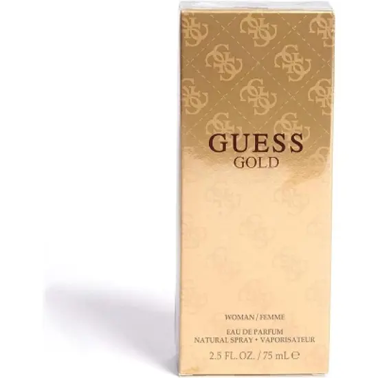 GUESS Gold Eau de Parfum for Women 2.5 oz Spray | Elegant Feminine Scent with Mandarin, Jasmine, Water Lily & Sandalwood | Long-Lasting Fragrance image {3}