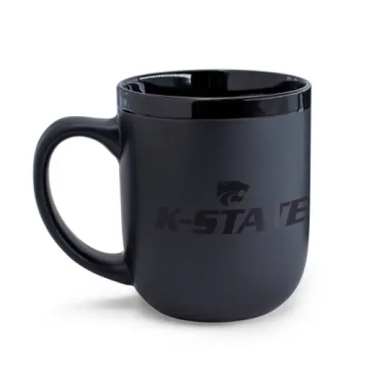 NCAA Kansas State Wildcats 12oz Ceramic Coffee Mug - Black image {1}