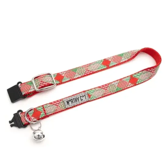 The Worthy Dog Americana Holiday Breakaway Adjustable Cat Collar image {1}