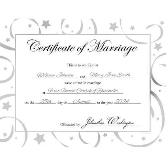 Great Papers! Silver Star Certificates 8.5" x 11" White/Silver 15/Pack (2019012) image {2}