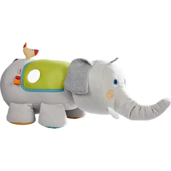 HABA Discovery Elephant - Oversized Plush Sensory Activity Toy for Baby Nursery's - Ages 6 Months + image {2}