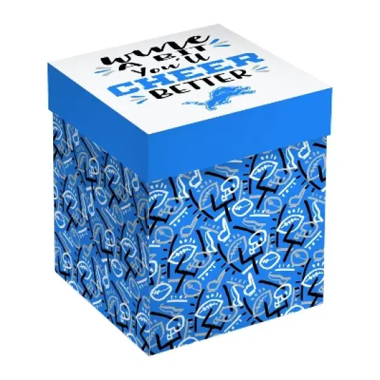 Evergreen Detroit Lions, 17oz Boxed Stemless Wine image {1}