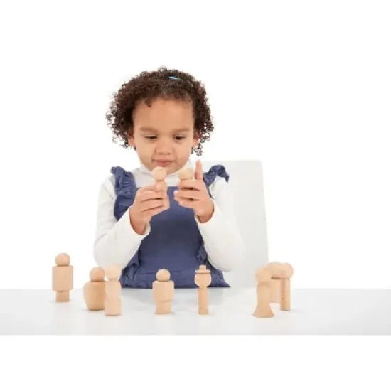 TickiT Wooden Community Figures, Set of 10 image {4}
