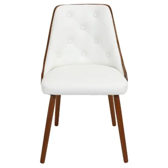 Gianna Mid Century Modern Walnut Dining Chair - Lumisource image {4}